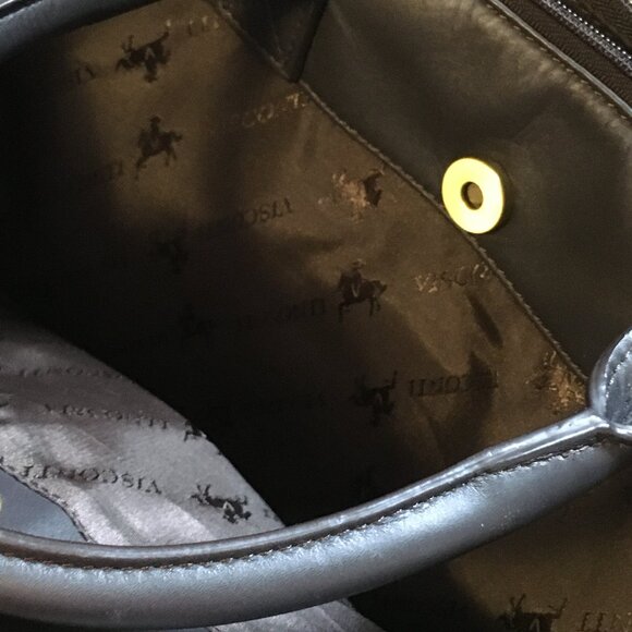 Visconti Genuine Leather Black Messenger/Briefcase/Laptop Bag - Picture 8 of 15